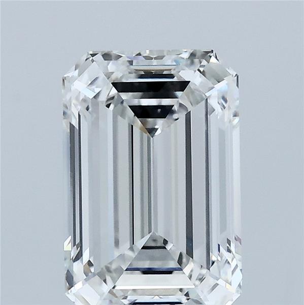 2.05ct Emerald F VVS2 Lab Created Diamond