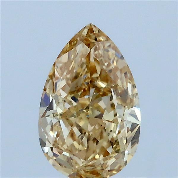 1.06ct Pear FANCY YELLOW VS2 Lab Created Diamond