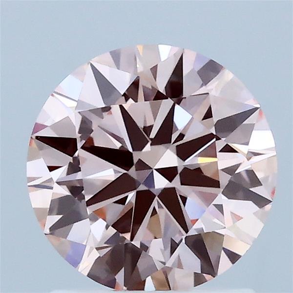 1.39ct Round FANCY INTENSE PINK VVS2 Lab Created Diamond