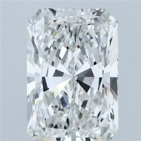 6.1ct Radiant F VS1 Lab Created Diamond