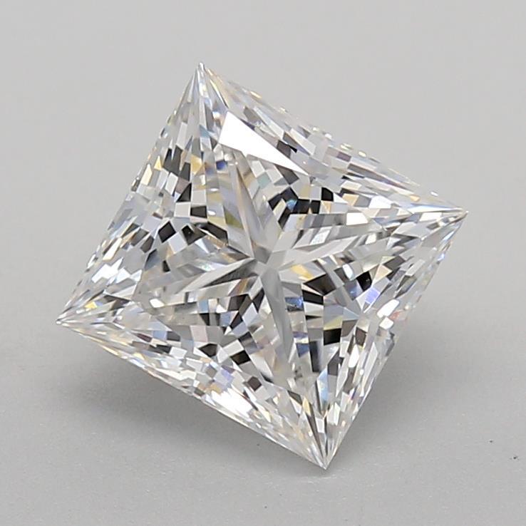 3.02ct Princess E VS2 Lab Created Diamond