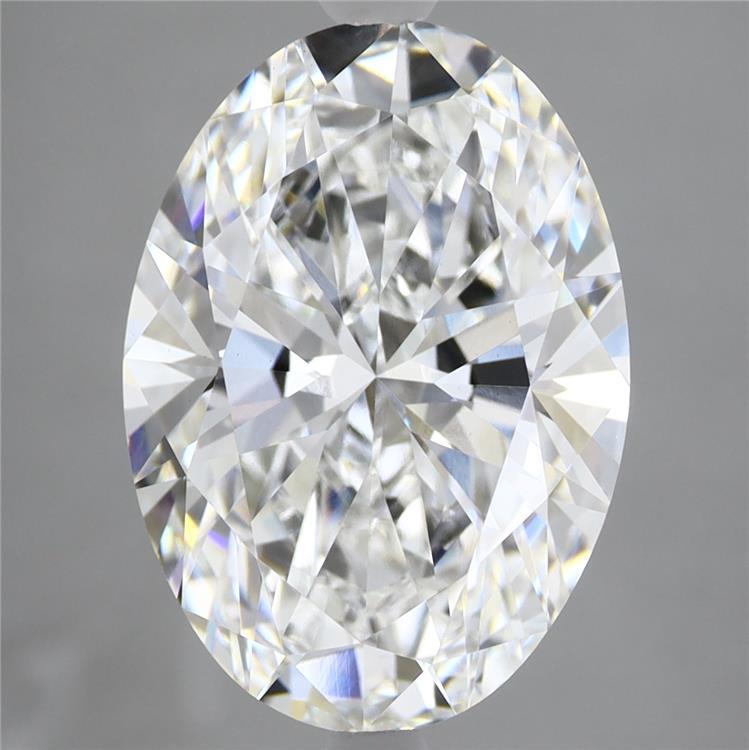 4.87ct Oval E VVS2 Lab Created Diamond