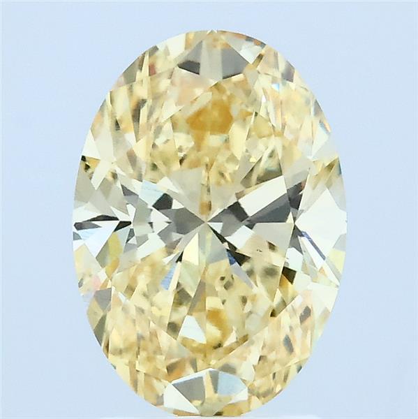 1.78ct Oval FANCY YELLOW VS1 Lab Created Diamond
