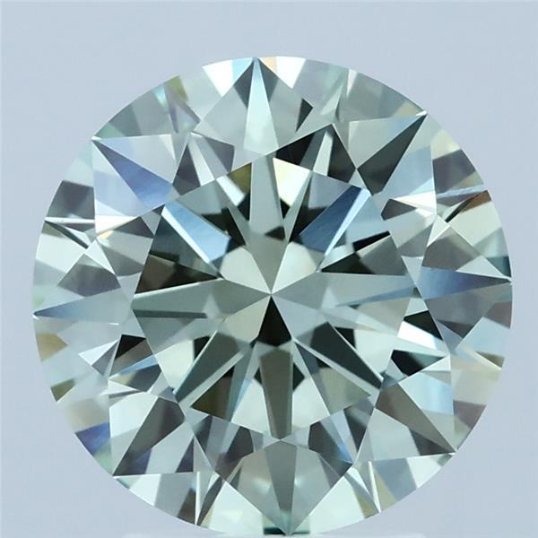 3ct Round FANCY INTENSE GREEN VVS2 Lab Created Diamond
