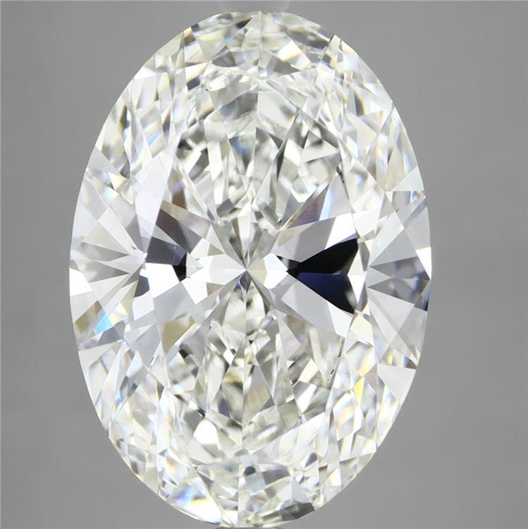7.06ct Oval F VVS2 Lab Created Diamond