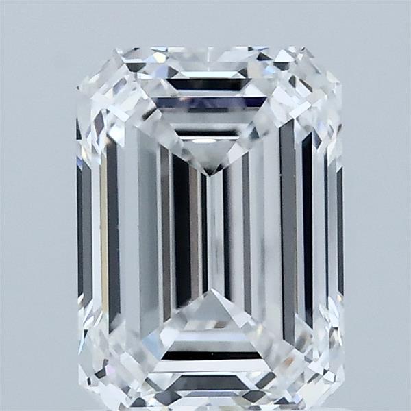 1.5ct Emerald D VVS2 Lab Created Diamond