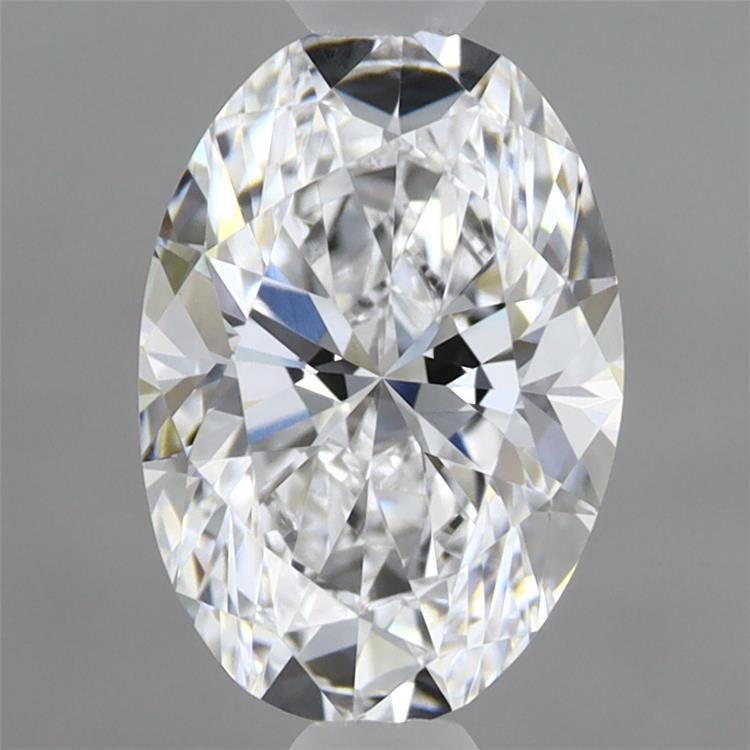 1.38ct Oval D VVS2 Lab Created Diamond