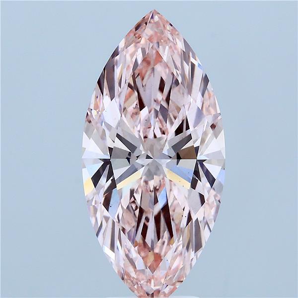 5.01ct Marquise FANCY INTENSE PINK VS1 Lab Created Diamond