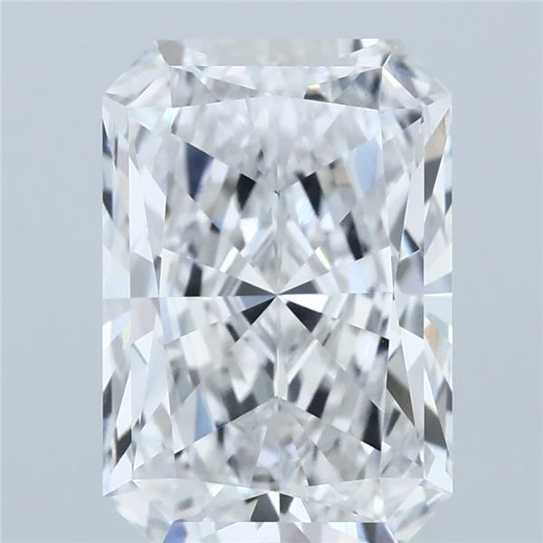 4.04ct Radiant E VVS2 Lab Created Diamond