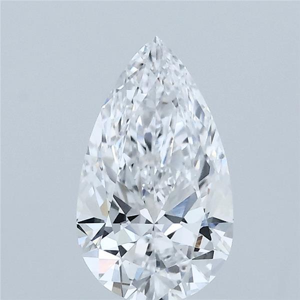 1ct Pear D VVS2 Lab Created Diamond
