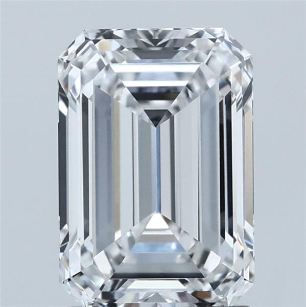 2.1ct Emerald D VVS1 Lab Created Diamond