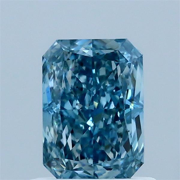 1.07ct Radiant FANCY VIVID BLUE VS1 Lab Created Diamond
