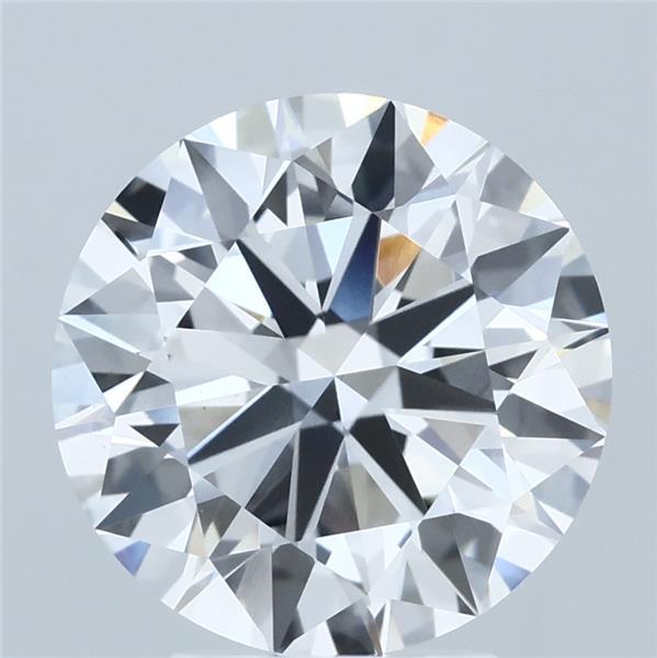 4ct Round E VS1 Lab Created Diamond