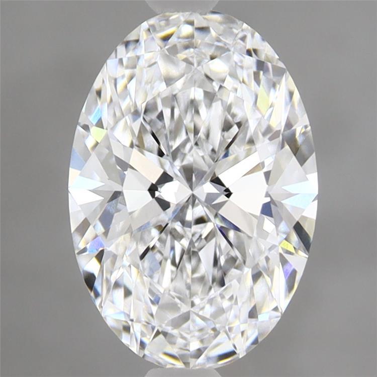 2.1ct Oval D VVS2 Lab Created Diamond