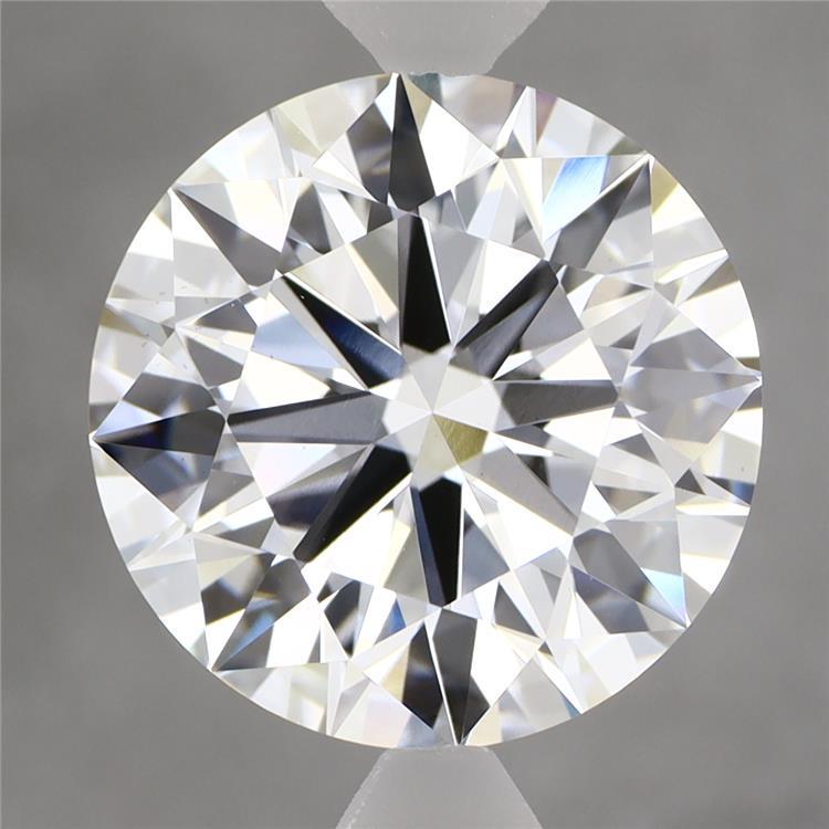 5.56ct Round F VS2 Lab Created Diamond