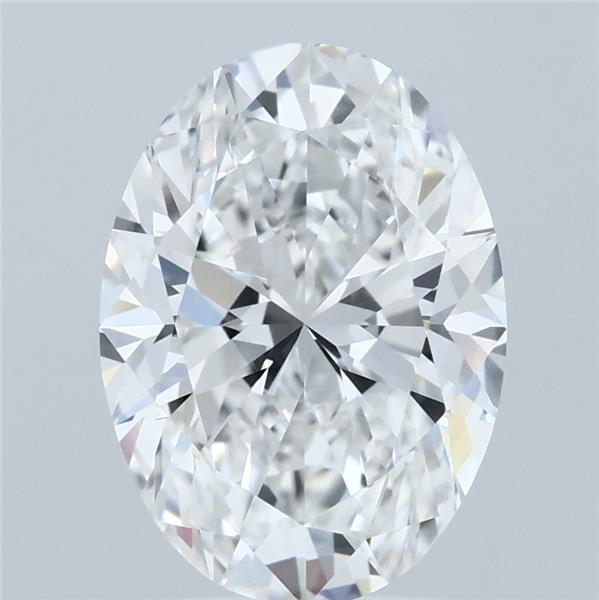 3.02ct Oval E VVS2 Lab Created Diamond