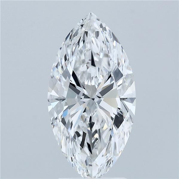 3.07ct Marquise E VVS2 Lab Created Diamond