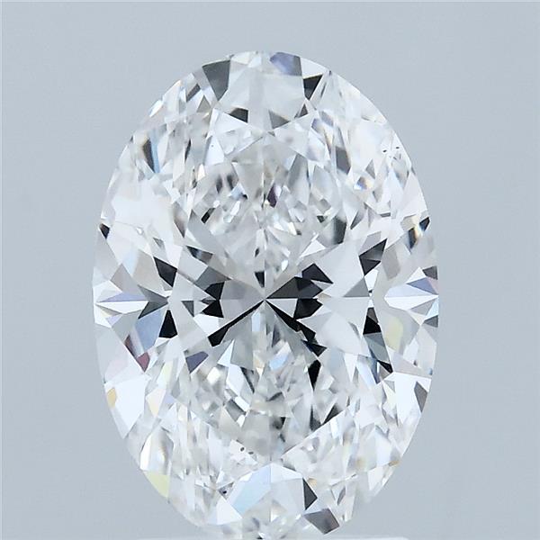 2.5ct Oval E VS1 Lab Created Diamond