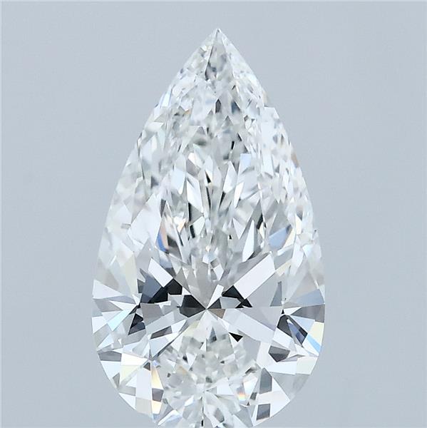 1.84ct Pear E VVS2 Lab Created Diamond