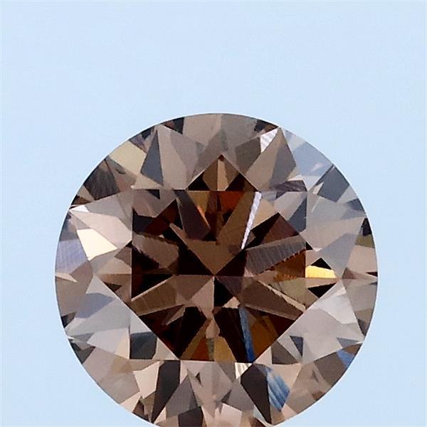 1.01ct Round FANCY BROWN VVS2 Lab Created Diamond
