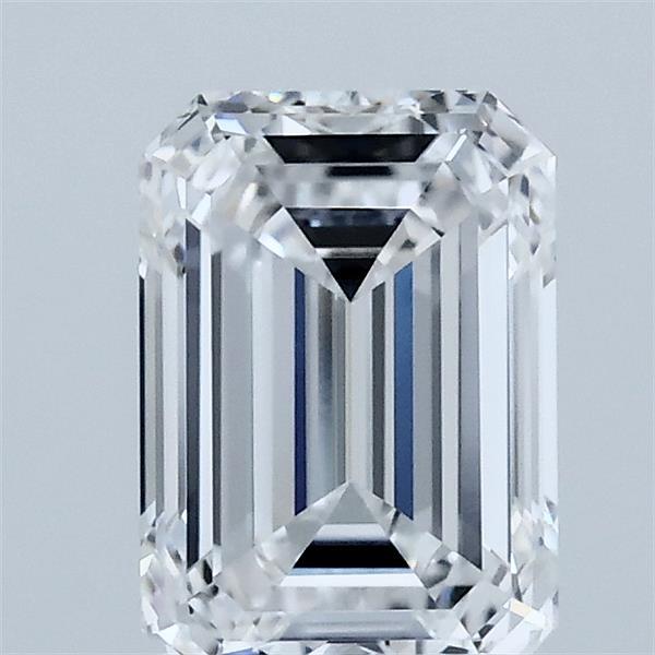 1.5ct Emerald D VVS2 Lab Created Diamond