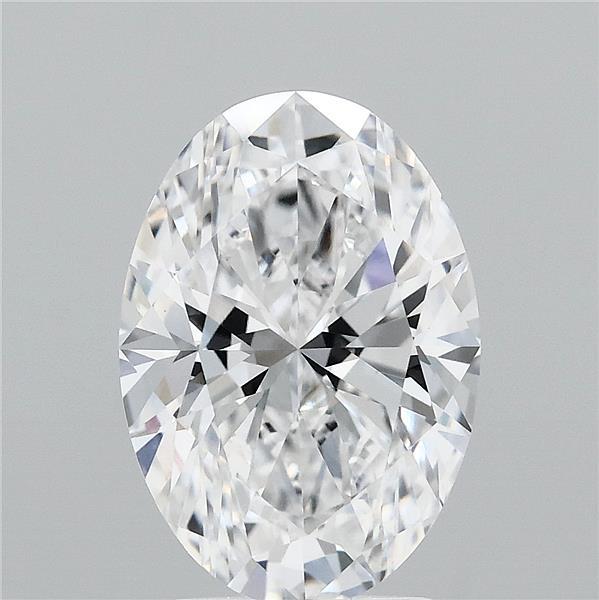 3.02ct Oval D VVS1 Lab Created Diamond