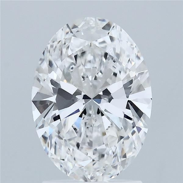 1.89ct Oval D VVS2 Lab Created Diamond