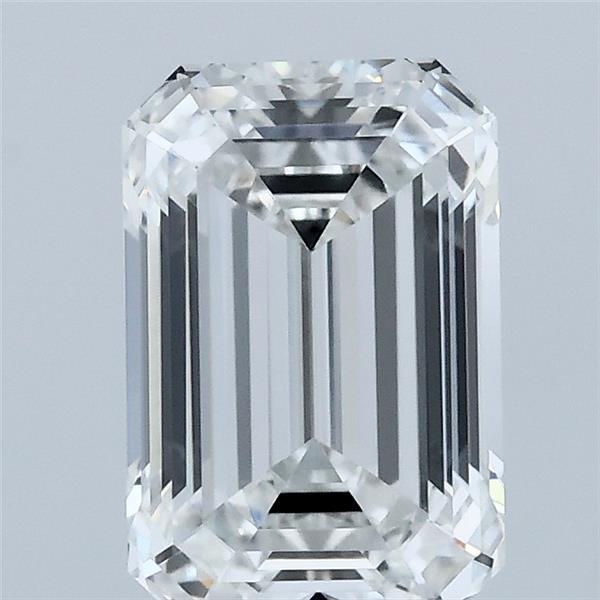 2.03ct Emerald E VVS1 Lab Created Diamond