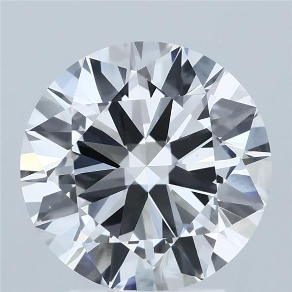 3ct Round E VVS2 Lab Created Diamond