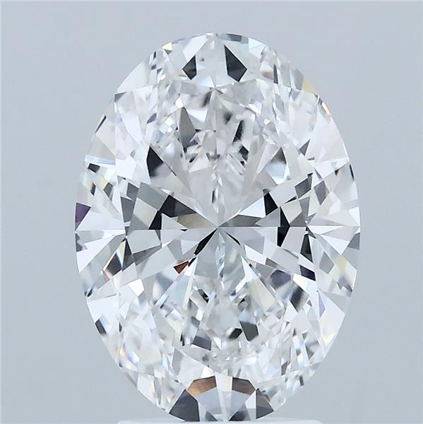 3.04ct Oval E VVS2 Lab Created Diamond