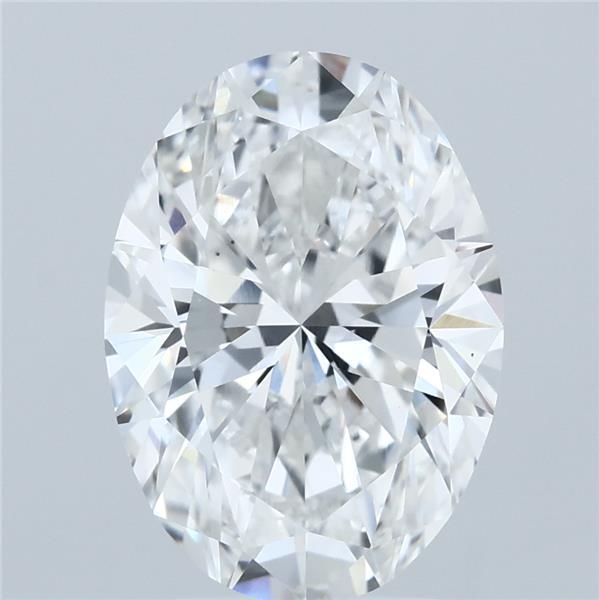 3.55ct Oval F VS1 Lab Created Diamond