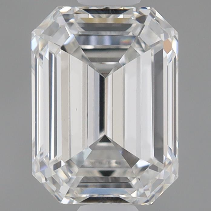 0.96ct Emerald E VVS2 Lab Created Diamond