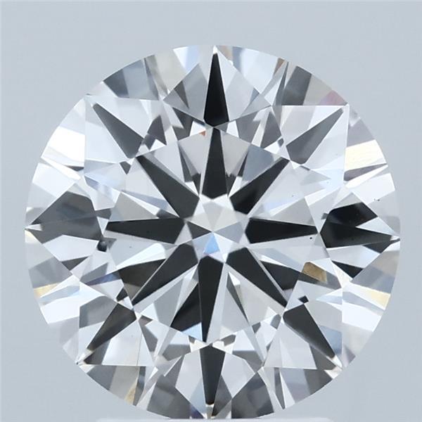 3ct Round F VS1 Lab Created Diamond