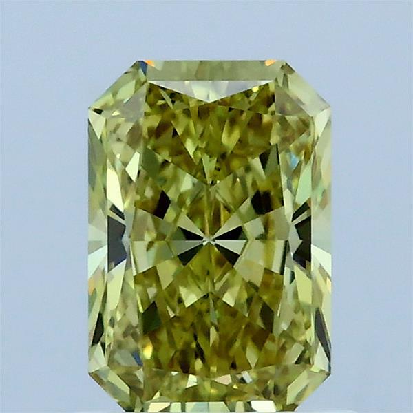 1.06ct Radiant FANCY INTENSE YELLOW VVS2 Lab Created Diamond