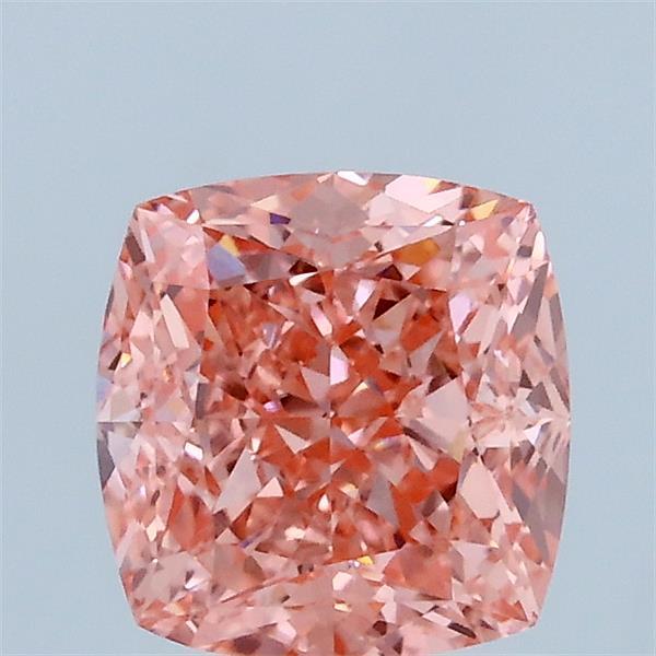 1.55ct Cushion FANCY VIVID PINK VVS2 Lab Created Diamond