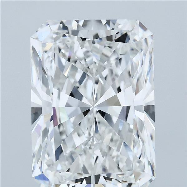 7.36ct Radiant F VVS2 Lab Created Diamond
