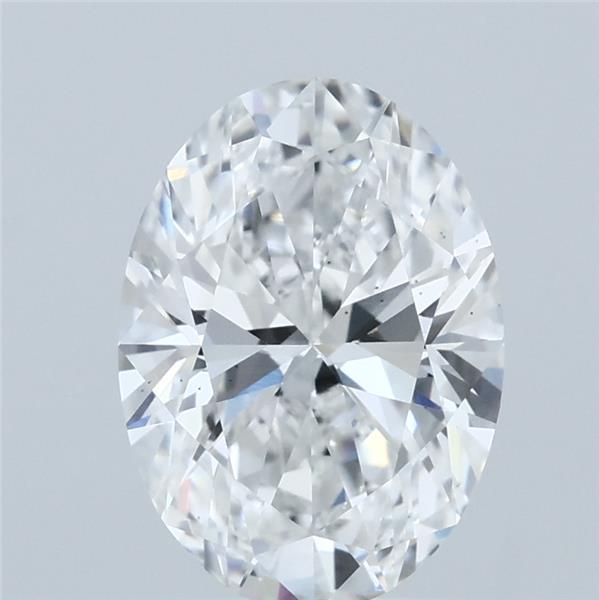 2ct Oval E VS2 Lab Created Diamond