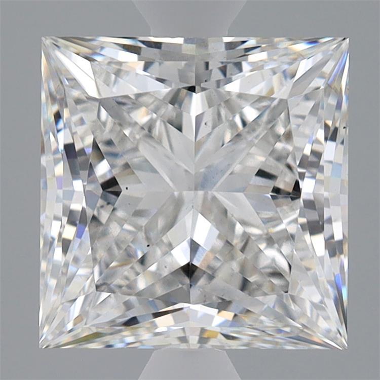 3.84ct Princess E VS1 Lab Created Diamond