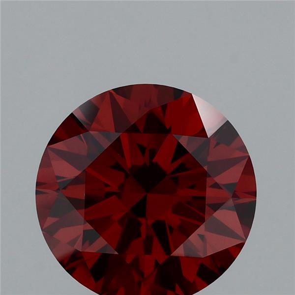 2.09ct Round FANCY DEEP ORANGE VVS2 Lab Created Diamond
