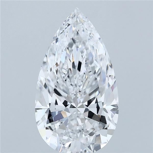 2.71ct Pear D VVS2 Lab Created Diamond