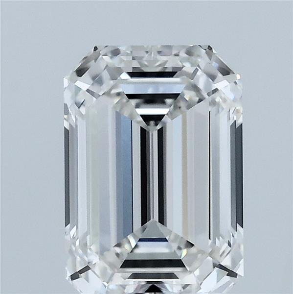 2.08ct Emerald F VVS2 Lab Created Diamond