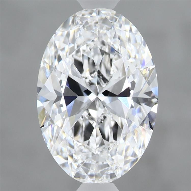 2.1ct Oval D VVS2 Lab Created Diamond