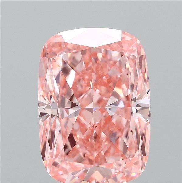 2.07ct Cushion FANCY VIVID PINK VVS2 Lab Created Diamond
