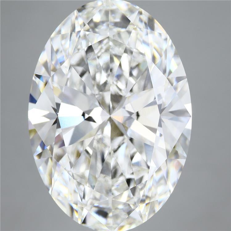 14.3ct Oval F VVS2 Lab Created Diamond