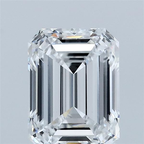 1.51ct Emerald D VVS2 Lab Created Diamond