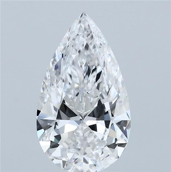 1.88ct Pear D VVS1 Lab Created Diamond