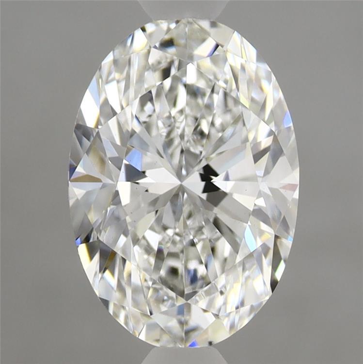 2ct Oval F VS1 Lab Created Diamond