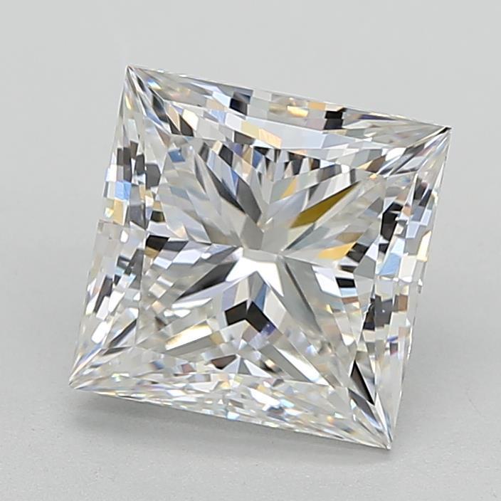 4.03ct Princess F VS2 Lab Created Diamond
