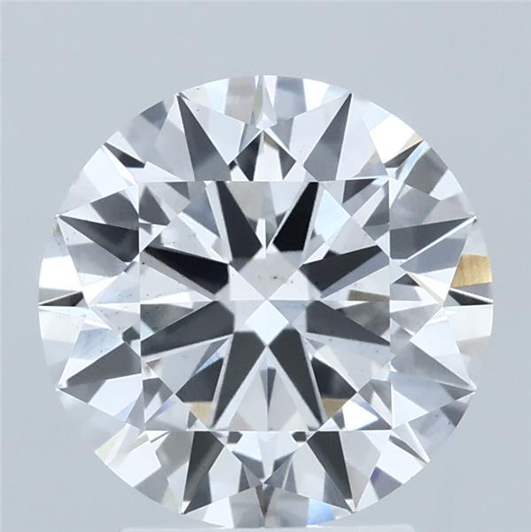 2.77ct Round F VS2 Lab Created Diamond