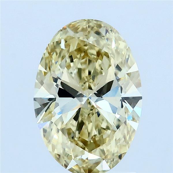 1.62ct Oval FANCY YELLOW VVS2 Lab Created Diamond
